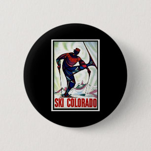 Skifahren Colorado Button