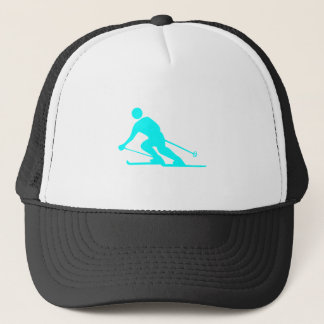Skifahren - Cyan Truckerkappe