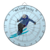 Skifahren Dartscheibe (vorne)