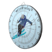 Skifahren Dartscheibe (Vorderseite rechts)