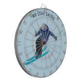 Skifahren Dartscheibe (Vorderseite Links)