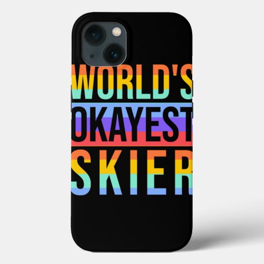 Skifahren Design Tokest Skifahren Lover Case-Mate iPhone Hülle (Rückseite)