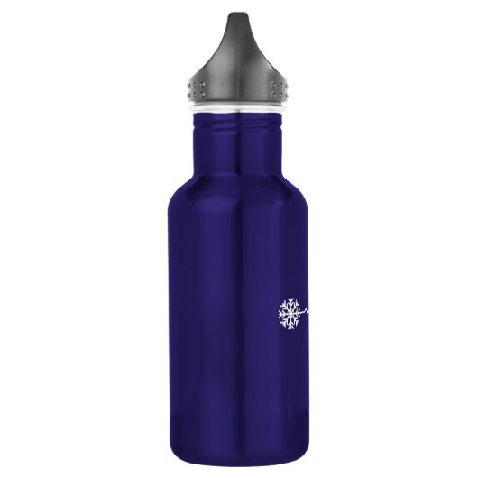 Skifahren Edelstahlflasche (Links)