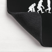 Skifahren Evolution Wintersport Downhill Skifahren Mousepad (Ecke)
