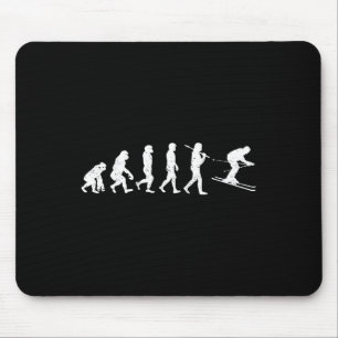 Skifahren Evolution Wintersport Downhill Skifahren Mousepad