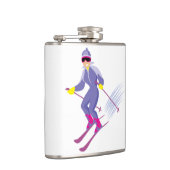 Skifahren-Flasche Flachmann (Rechts)