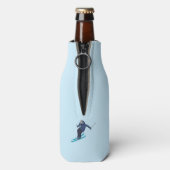 Skifahren Flaschenkühler (Flasche Rückseite)