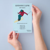 Skifahren Flyer (Handgriff)