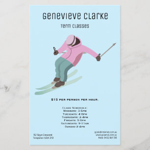 Skifahren Flyer