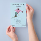 Skifahren Flyer (Handgriff)