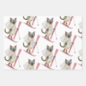 Skifahren für Bride am Hang Geschenkpapier Set (Vorderseite)