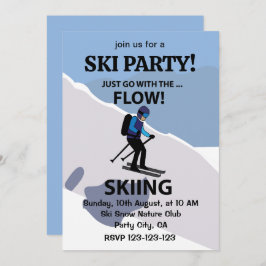 Skifahren geht einfach mit dem Flow Ski Einladung