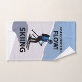 Skifahren geht einfach mit dem Flow Ski Handtuch (Handtuch)