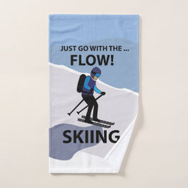 Skifahren geht einfach mit dem Flow Ski Handtuch