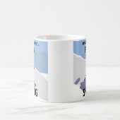 Skifahren geht einfach mit dem Flow Ski Kaffeetasse (Mittel)