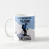 Skifahren geht einfach mit dem Flow Ski Kaffeetasse (Links)