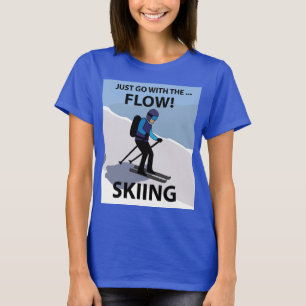 Skifahren geht einfach mit dem Flow Ski T-Shirt