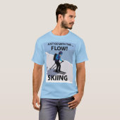 Skifahren geht einfach mit dem Flow Ski T-Shirt (Vorne ganz)