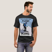 Skifahren geht einfach mit dem Flow Ski T-Shirt (Vorne ganz)