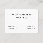 Skifahren geht einfach mit dem Flow Ski Visitenkarte (Rückseite)