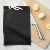 Skifahren Geschirrtuch (Viertel Falte)