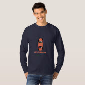 Skifahren Hobby Styled Splitboard T-Shirt (Vorne ganz)