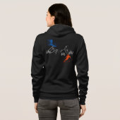 Skifahren Hoodie (Schwarz voll)
