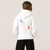 Skifahren Hoodie (Schwarz voll)