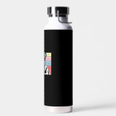 Skifahren im Retro Trinkflasche (Links)