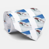 Skifahren im Schnee Krawatte (Gerollt)