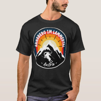 Skifahren in Annaberg im Lammertal Österreich T-Shirt