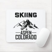 Skifahren in Aspen Colorado Mousepad (Mit Mouse)