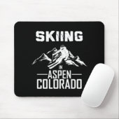 Skifahren in Aspen Colorado Mousepad (Mit Mouse)