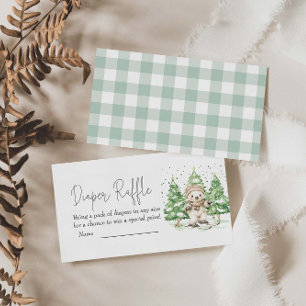 Skifahren in die Elternschaft Babydusche Windelwin Begleitkarte