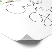 Skifahren in die Parenthood Kinderdusche Karten &  Poster (Ecke)