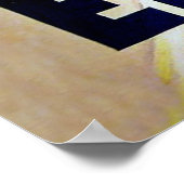 Skifahren in Engleberg, Schweiz, Jahrgang Poster (Ecke)