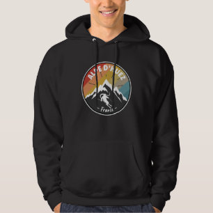 Skifahren in Frankreich Alpe d’Huez Hoodie