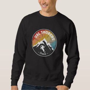 Skifahren in Frankreich Val Thorens Sweatshirt