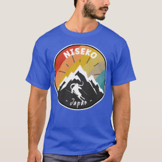 Skifahren in Niseko Japan T-Shirt