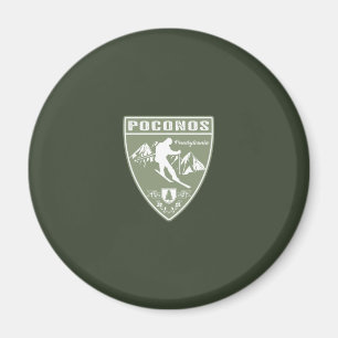 Skifahren in Pennsylvania Magnet