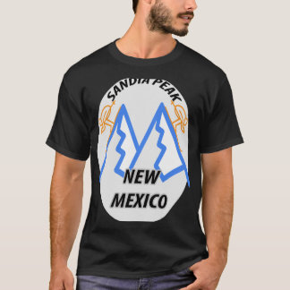 Skifahren in SANDIA PEAK New Mexico Kreis T-Shirt