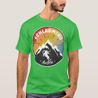 Skifahren in Schladming Österreich T-Shirt
