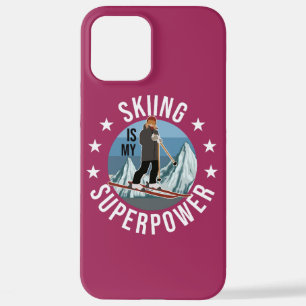 Skifahren ist meine Supermacht iPhone 12 Pro Max Hülle
