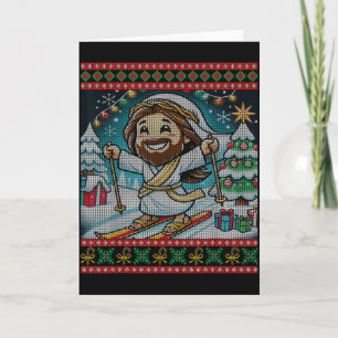 Skifahren Jesus Alles Gute zum Geburtstag Christli Karte