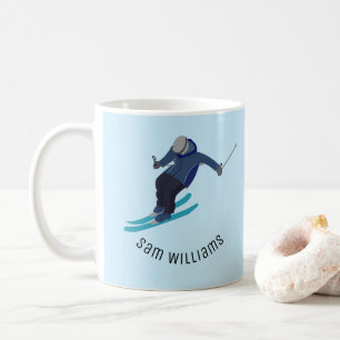 Skifahren Kaffeetasse