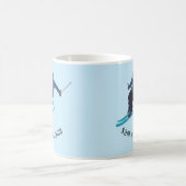 Skifahren Kaffeetasse (Mittel)