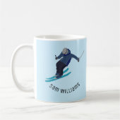 Skifahren Kaffeetasse (Links)