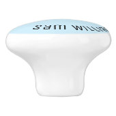 Skifahren Keramikknauf (Seitenansicht)