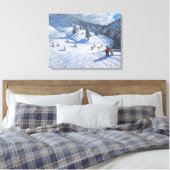 Skifahren Kitzbhuel 2014 Leinwanddruck (Insitu (Schlafzimmer))