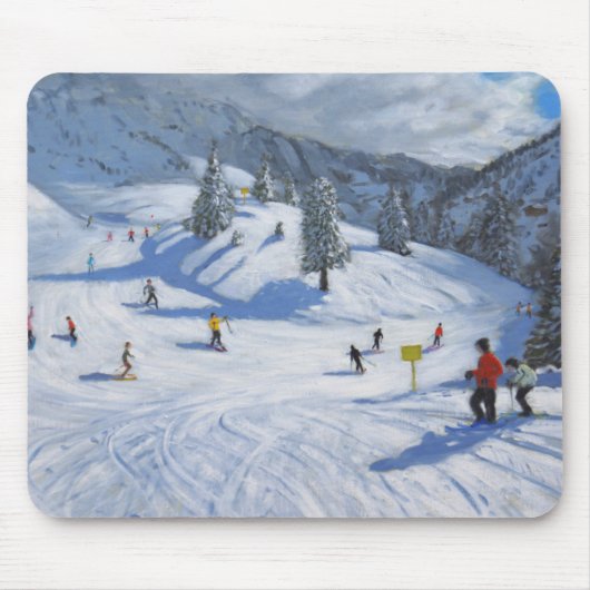 Skifahren Kitzbhuel 2014 Mousepad (Vorne)